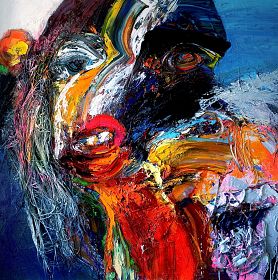 Oil on canvas 180x180 cm - © Gérard Stricher
