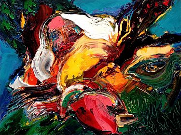 Oil on paper - © Gérard Stricher