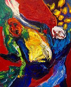 Oil on canvas 162x130 cm - © Gérard Stricher